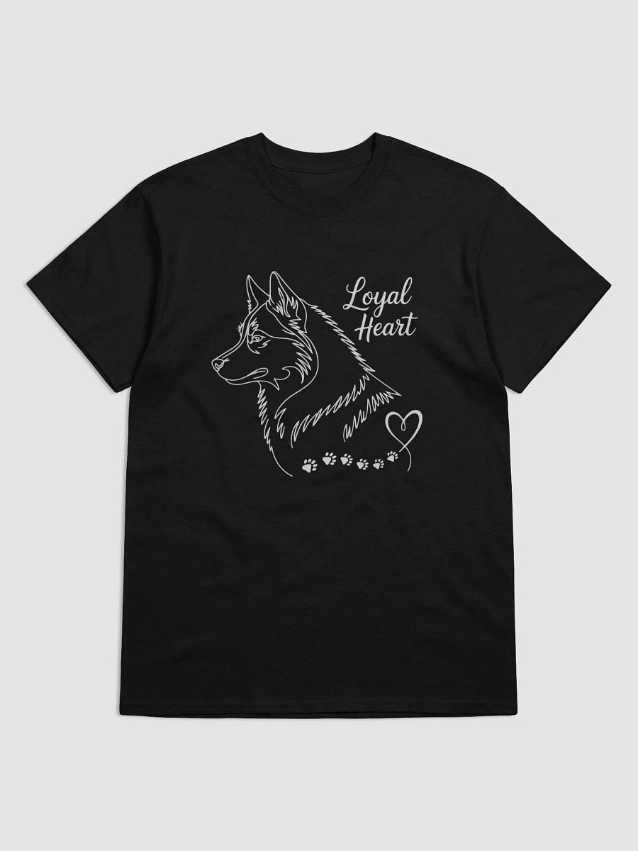 Loyal Heart Dog Line Drawing T-Shirt product image (8)