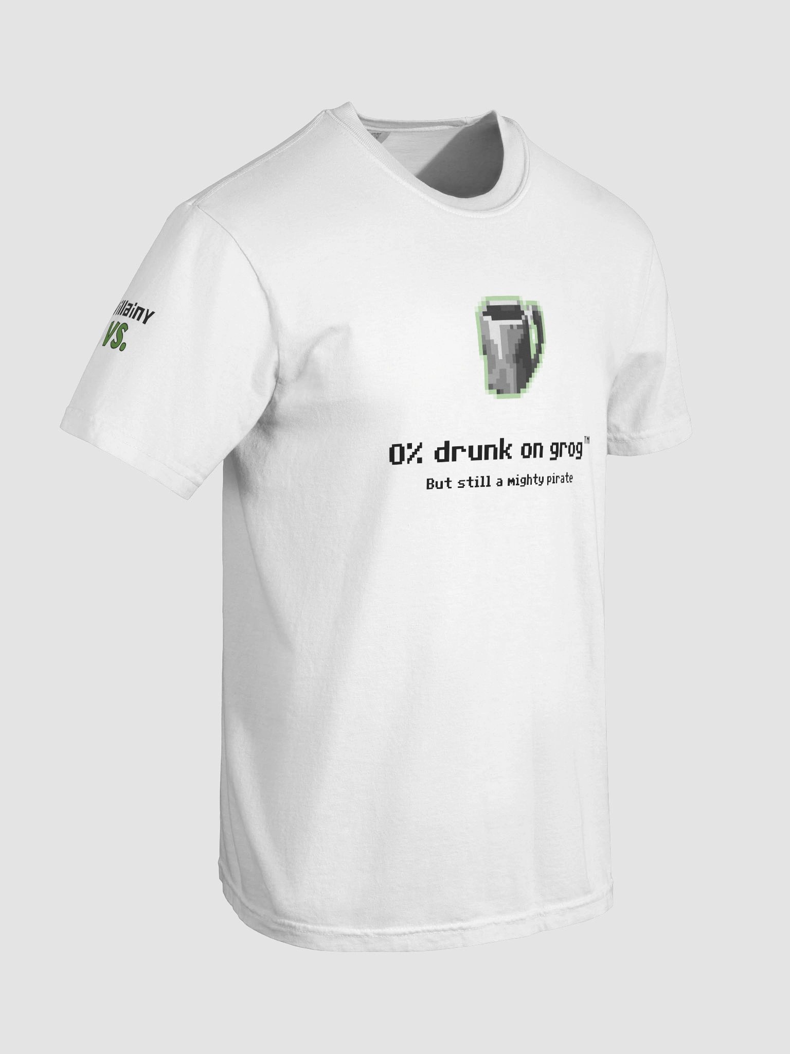 Villainy VS 0 Percent Grog Tee (Light) product image (8)
