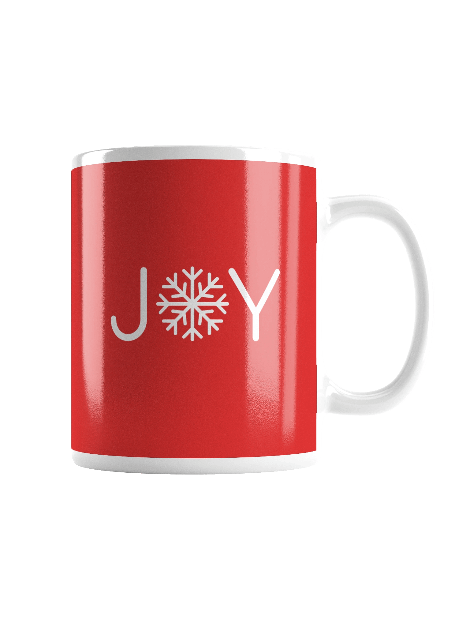 JOY Snowflake Mug - RED product image (1)