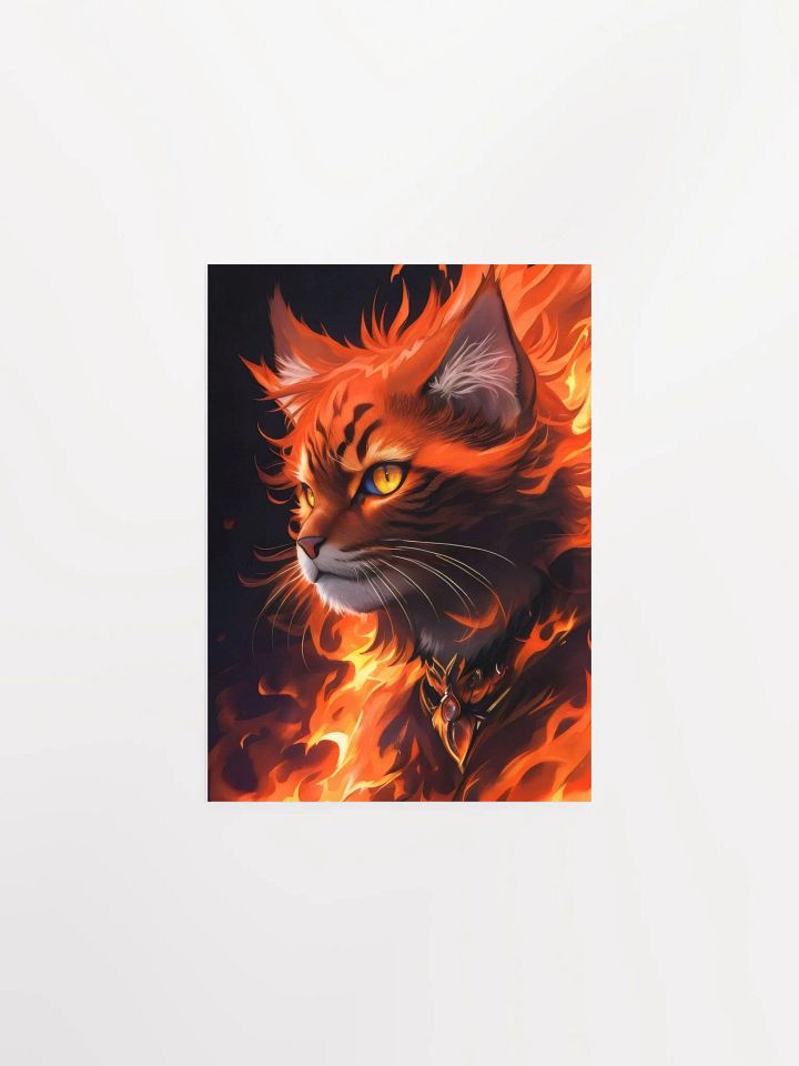 Inferno Cat Poster product image (2)