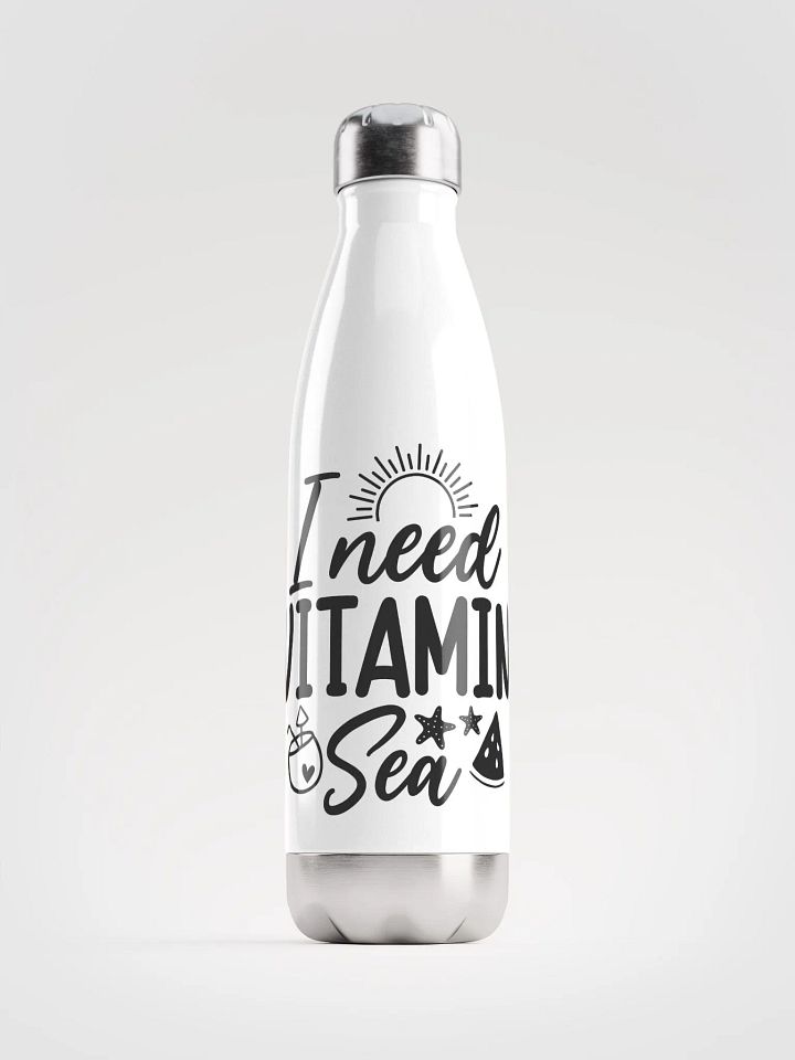 Sun-Kissed Seaside Stainless Steel Water Bottle product image (1)