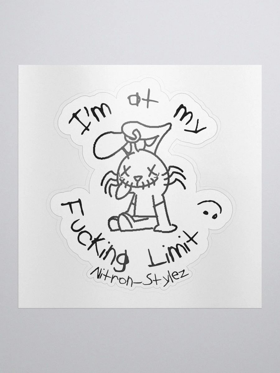 Wave 6 - At my Limit Kiss Cut Sticker product image (3)