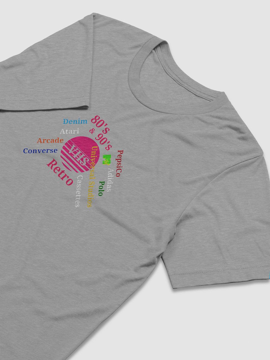 Retro VHS Circle 1980s 1990s Colorful T-Shirt product image (3)