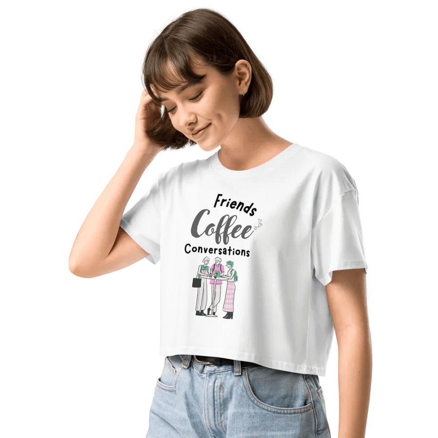 Friendship Cafe Crop Top product image (2)