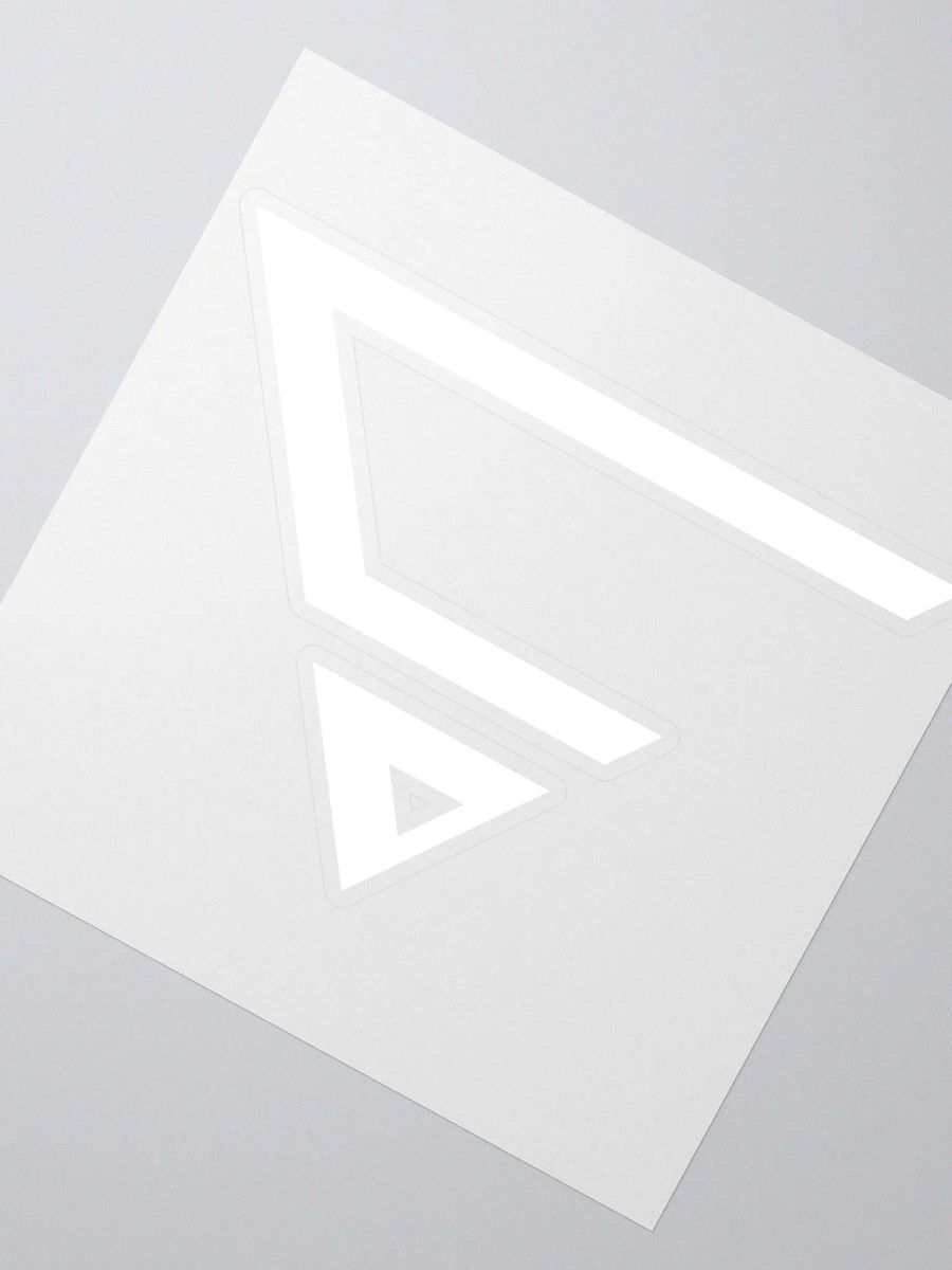 CraytoX Logo Stickers - White product image (2)