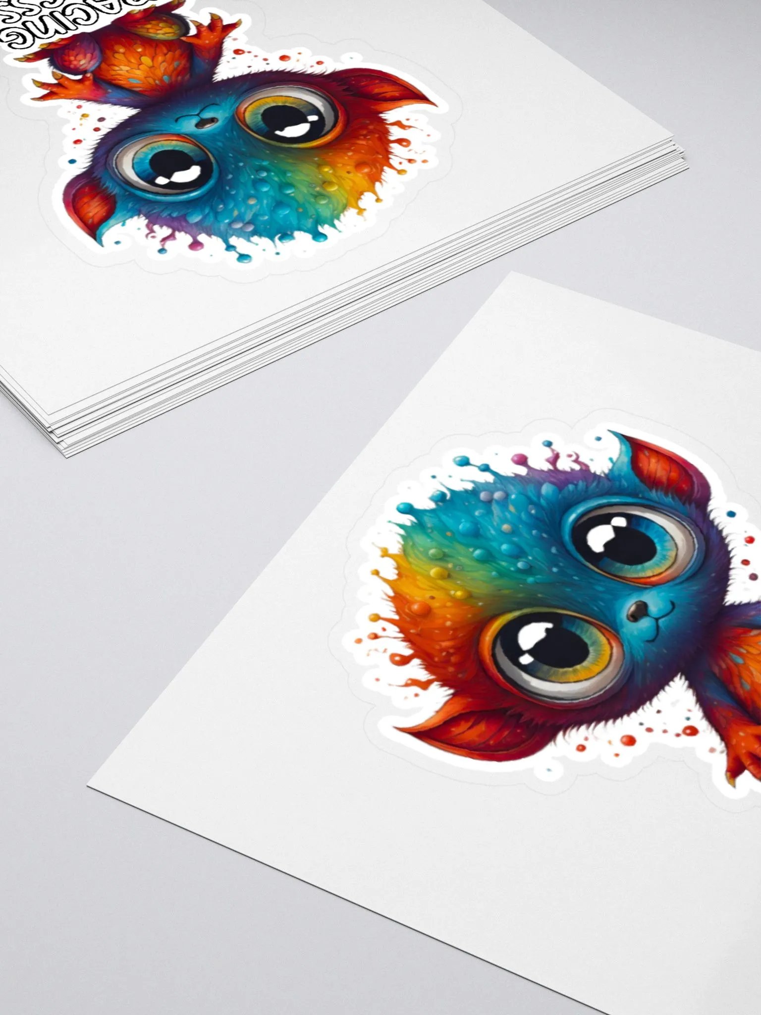 Embracing My Weirdness Era-Cute Colorful Creature Sticker-Rainbow Sticker-LGBTQIA+ Sticker product image (12)