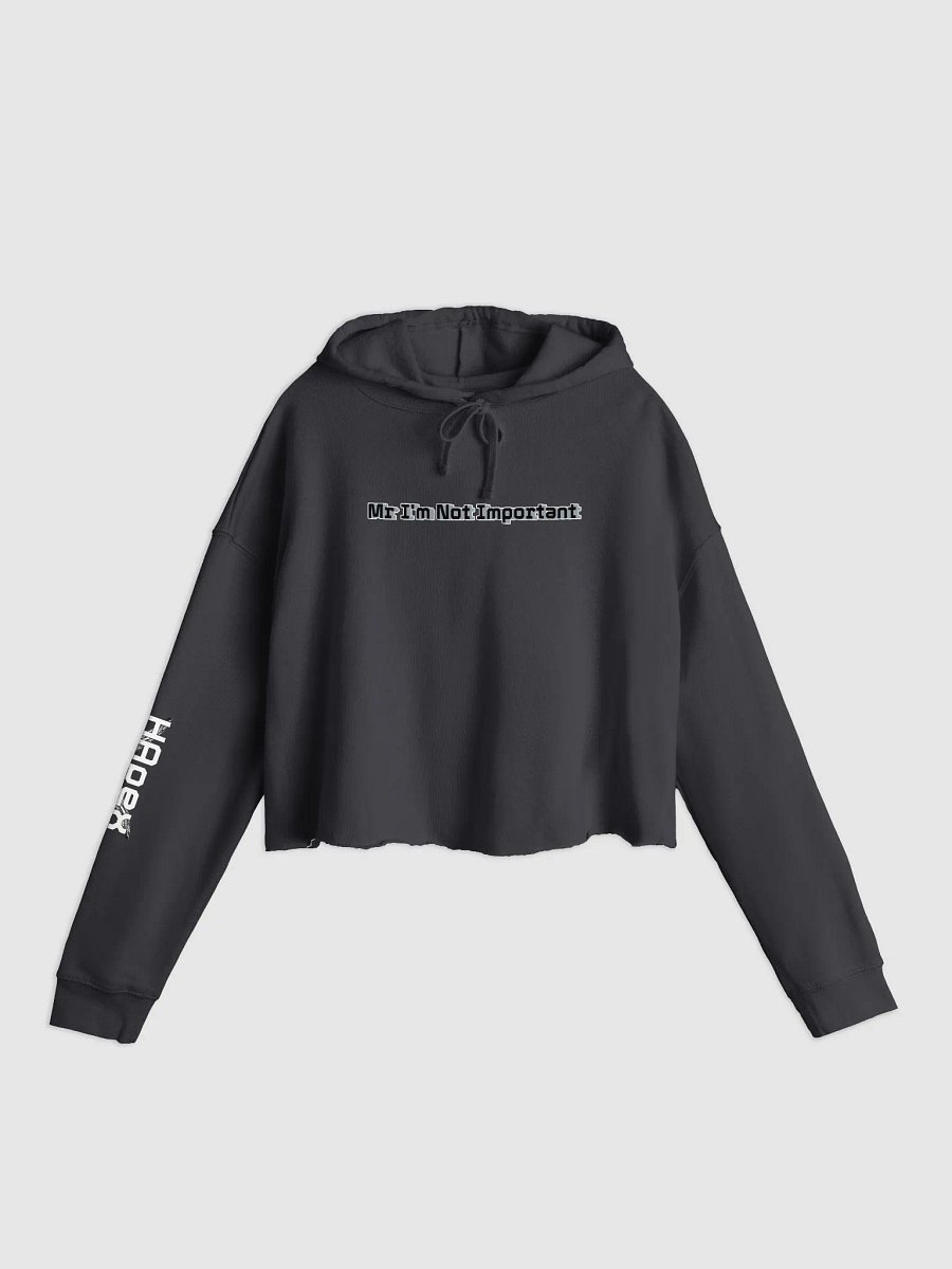 Women’s Lightweight Cropped Hoodie - Mr I'm Not Important product image (1)