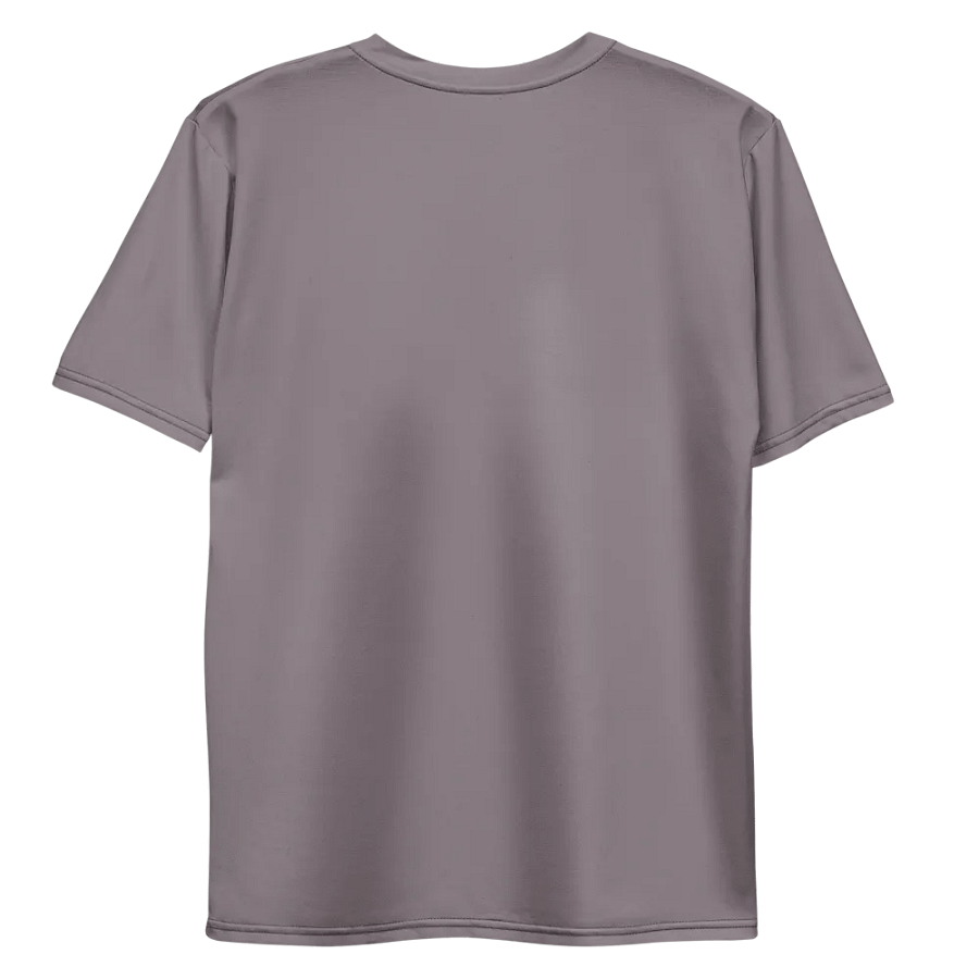 Plain Medium Gray True Summer Men's Crewneck Polyester Heavyweight Premium T-Shirt by Treasure Pie product image (10)