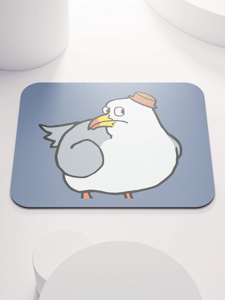 Chonky Seagull Mouse Pad product image (1)