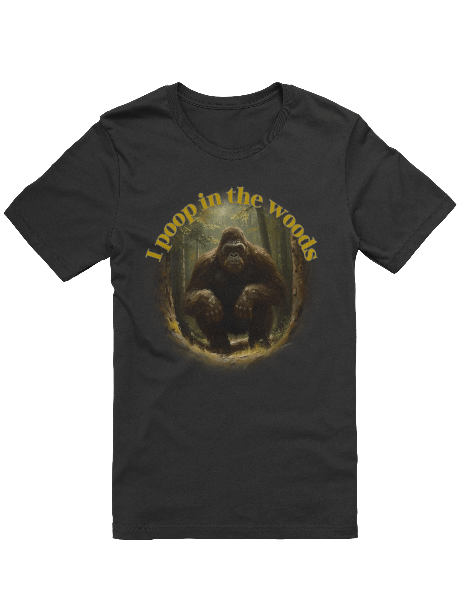 I poop in the woods Printed Bella Canvas Tee product image (3)