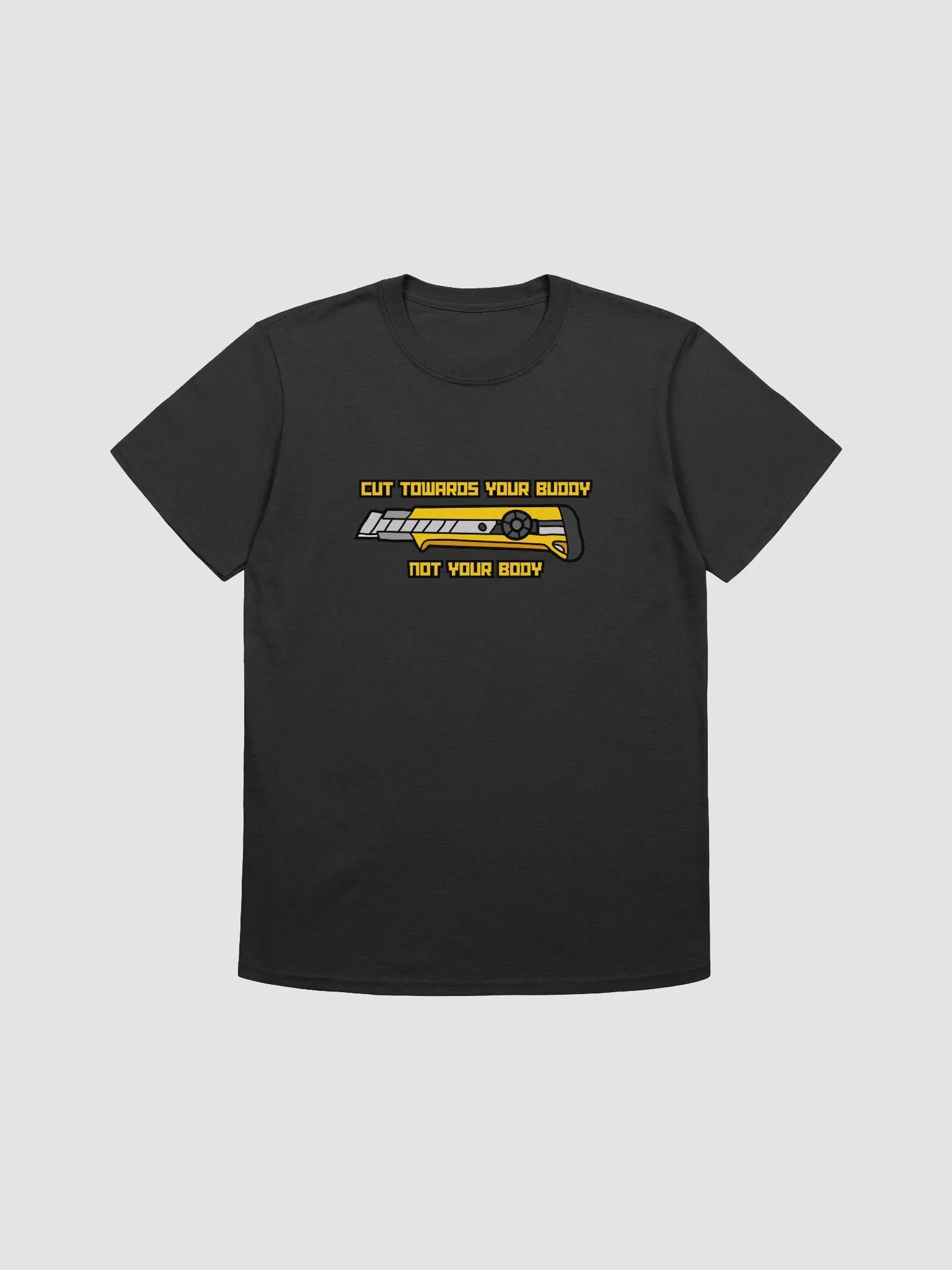 Safety First Segmented Blade T-Shirt product image (25)