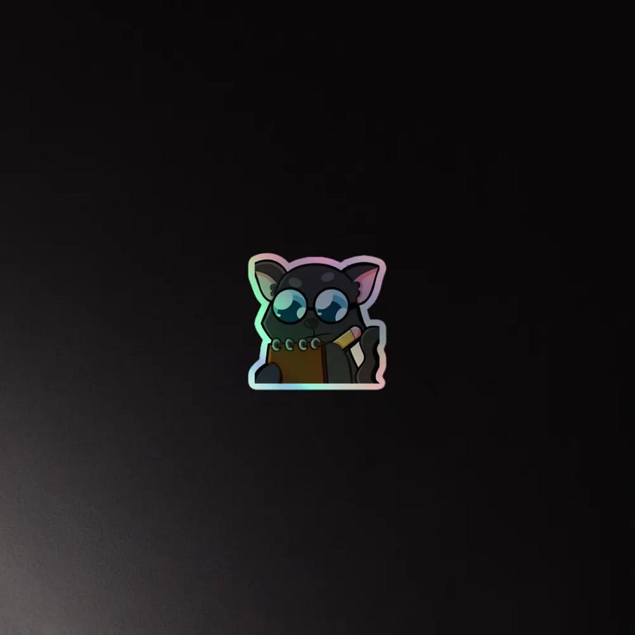 Note Taking Holo Sticker product image (4)