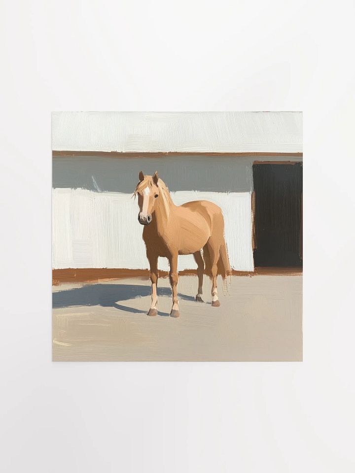 Modern Farmhouse: Brown Horse I Art Print product image (4)