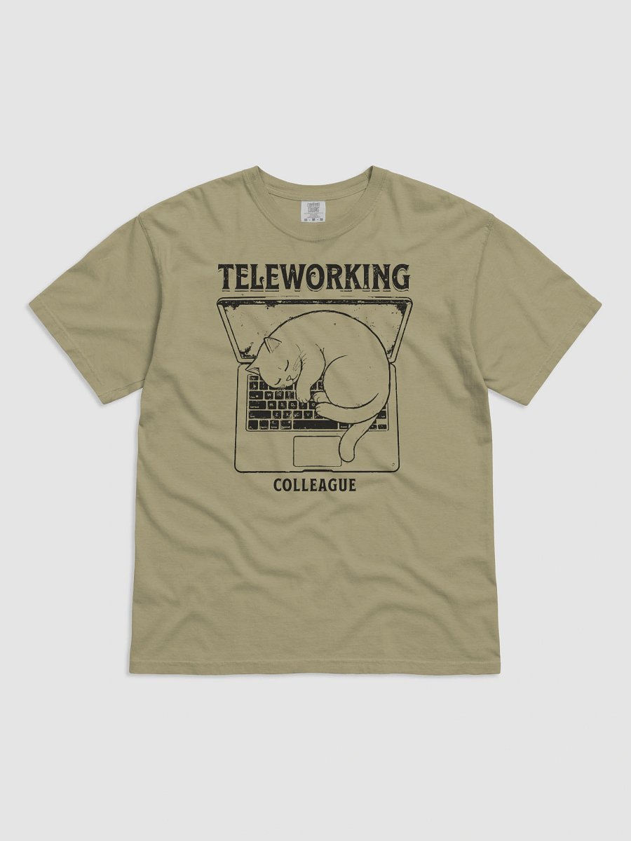 "My New Coworker" Remote Work T-Shirt - Funny Cat Design product image (4)