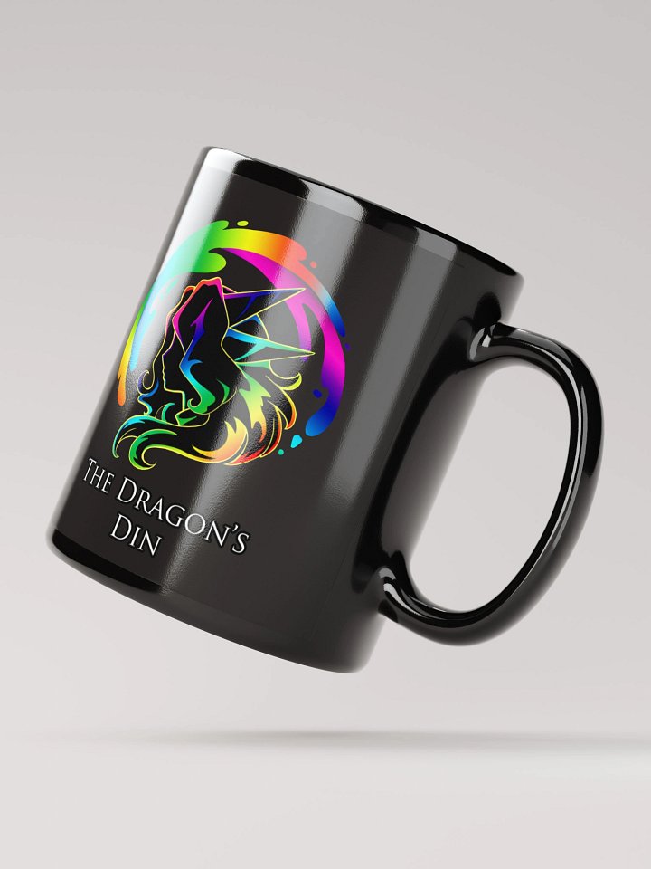 The Dragon's Din Logo Glossy Mug product image (3)
