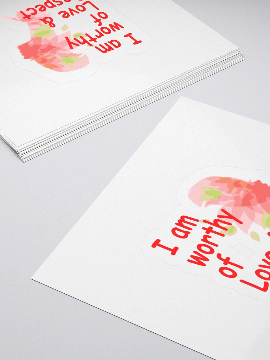Empowerment Floral Kiss Cut Stickers product image (16)
