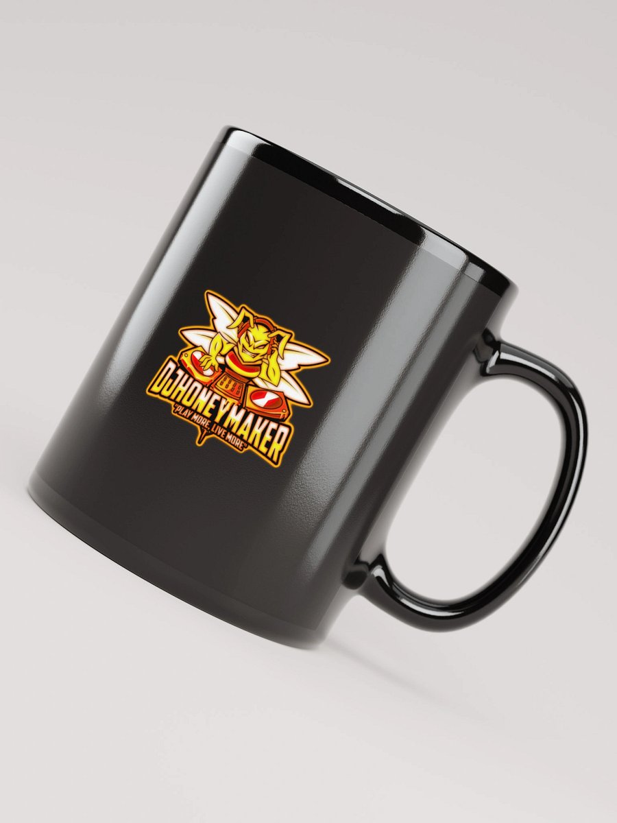 Heat Logo Black Glossy Mug product image (7)