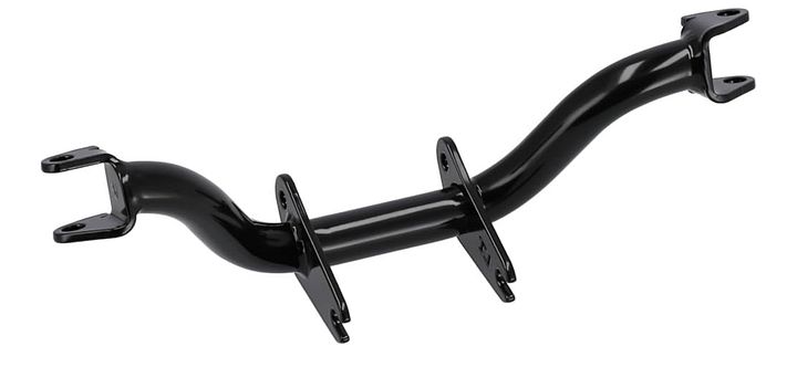 NM Tuning Fußrastenträger, für MX Fußrasten - Stahl-Aluminium, Schwarz, Vorder product image (2)