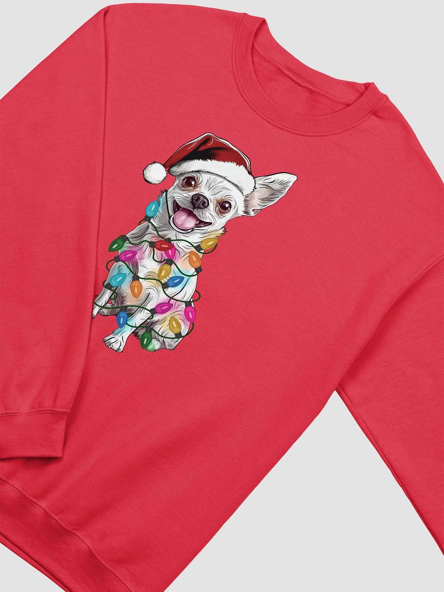 Funny Chihuahua(White) Christmas Sweatshirt product image (4)