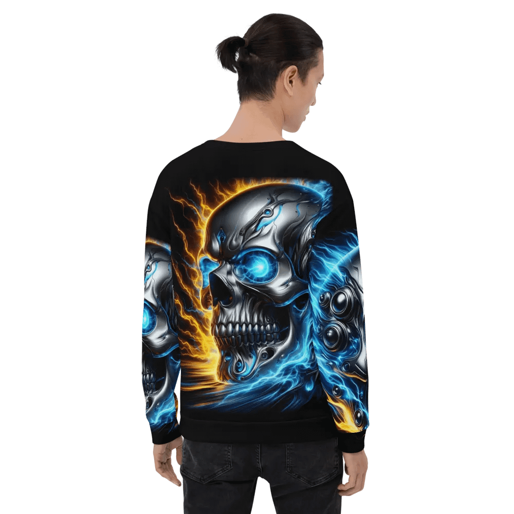 Ethereal Skull Glow - Unisex Sweatshirt #14 product image (9)