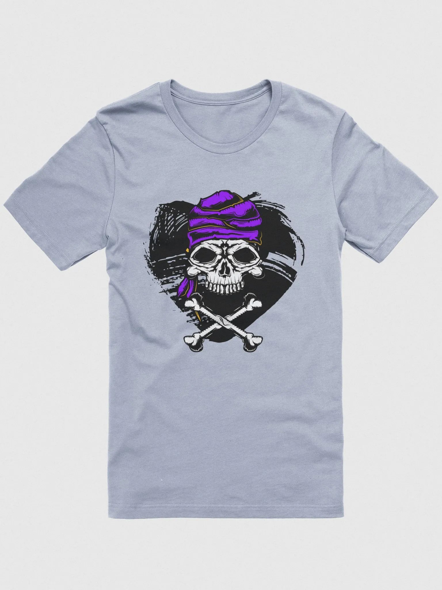 Ink Skull Heart Stream T-Shirt product image (2)