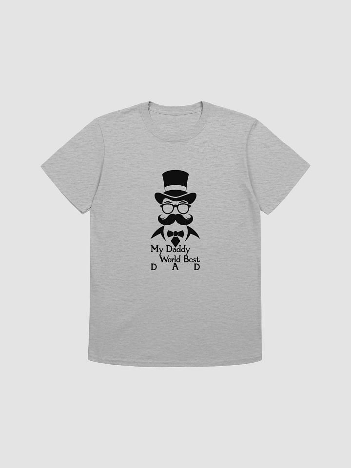 World's Best Dad Unisex T Shirt - Father's Day T Shirt Gift, Daddy Quote Apparel, Gen Z Fashion Top, Short Sleeve Jumper, Dad Birthday product image (2)
