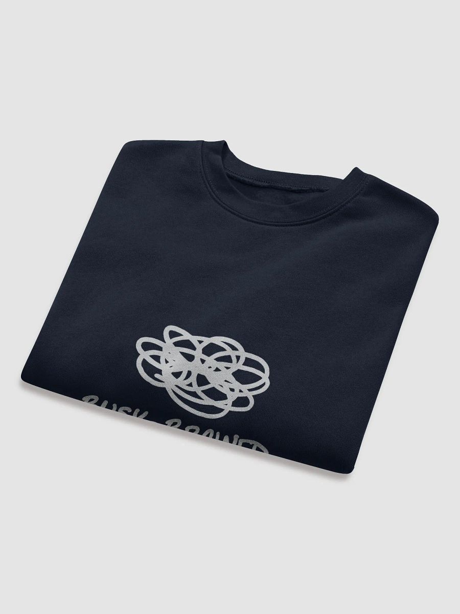 BUSY-BRAINED (white design) Women's Fleece Crop Sweatshirt product image (40)
