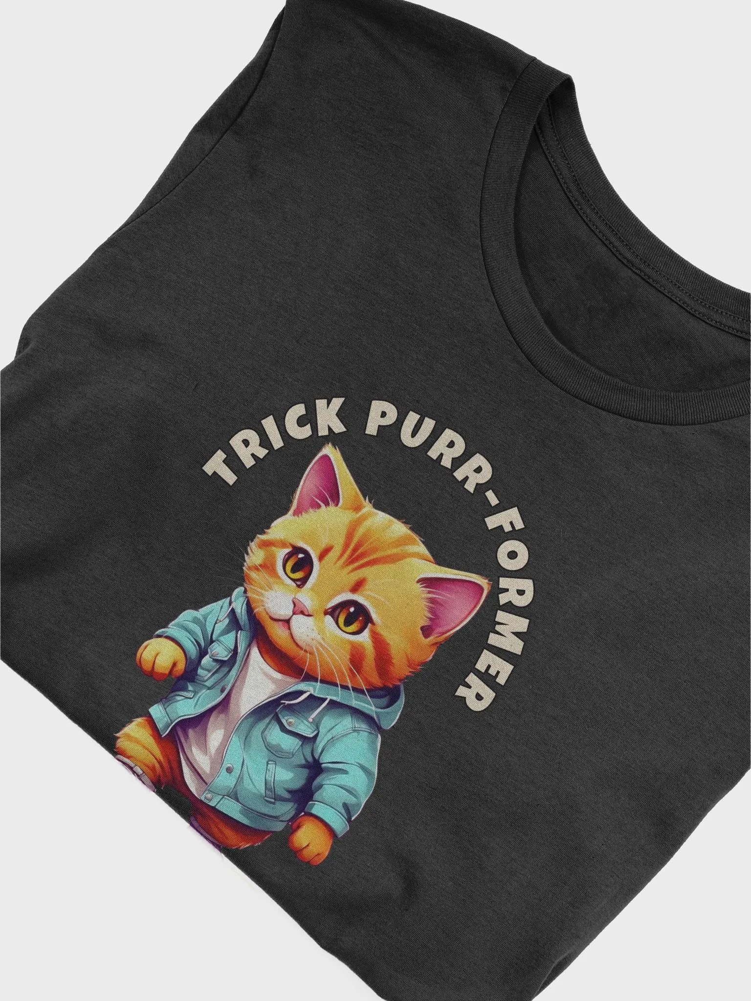Novelty Graphic T Shirt | Trick Purr-Former product image (3)