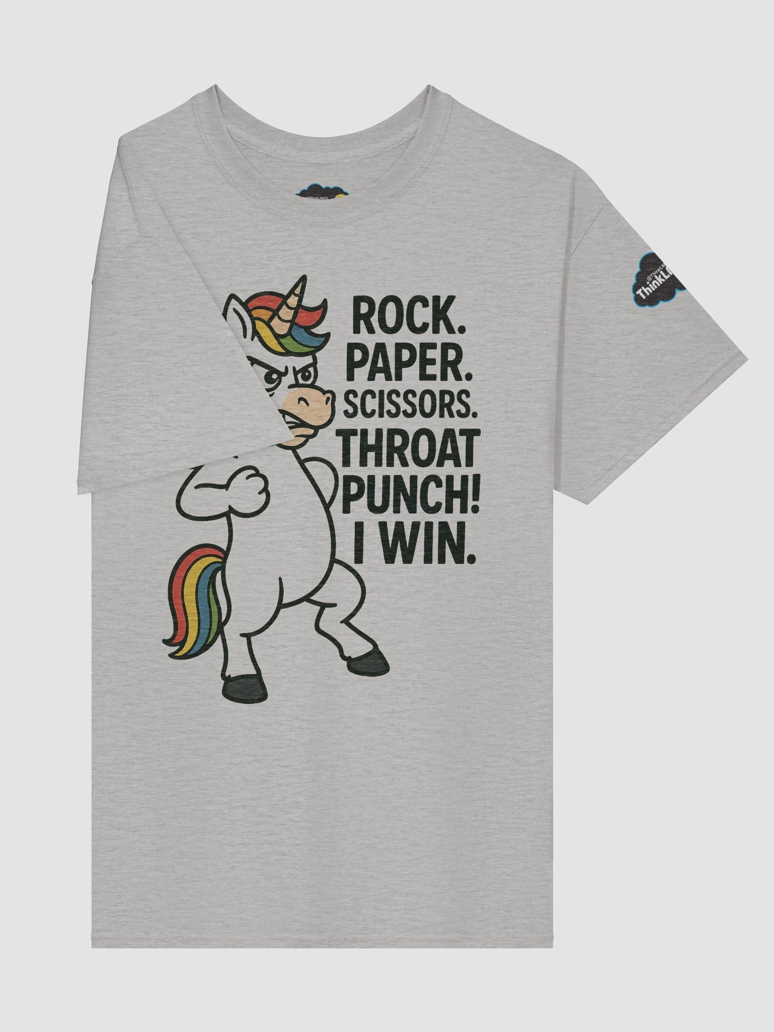 Rock. Paper. Scissors. THROAT PUNCH! Tee product image (18)