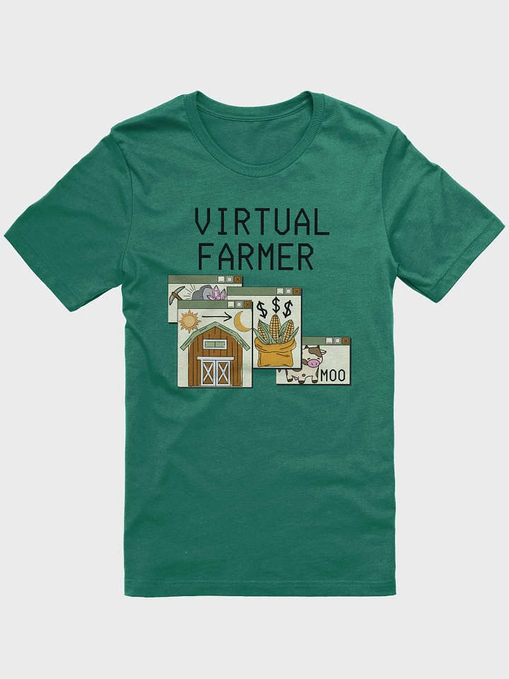Virtual Farmer Tee - Black Text product image (1)