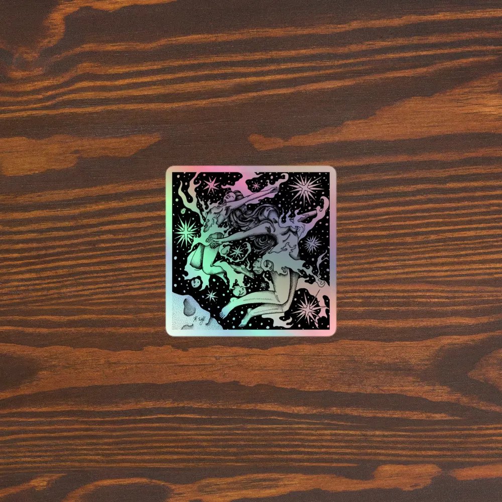 Gemini Zodiac, Holographic Sticker Sheet product image (3)