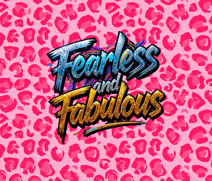 Fearless and Fabulous Stainless Steel Tumbler product image (5)