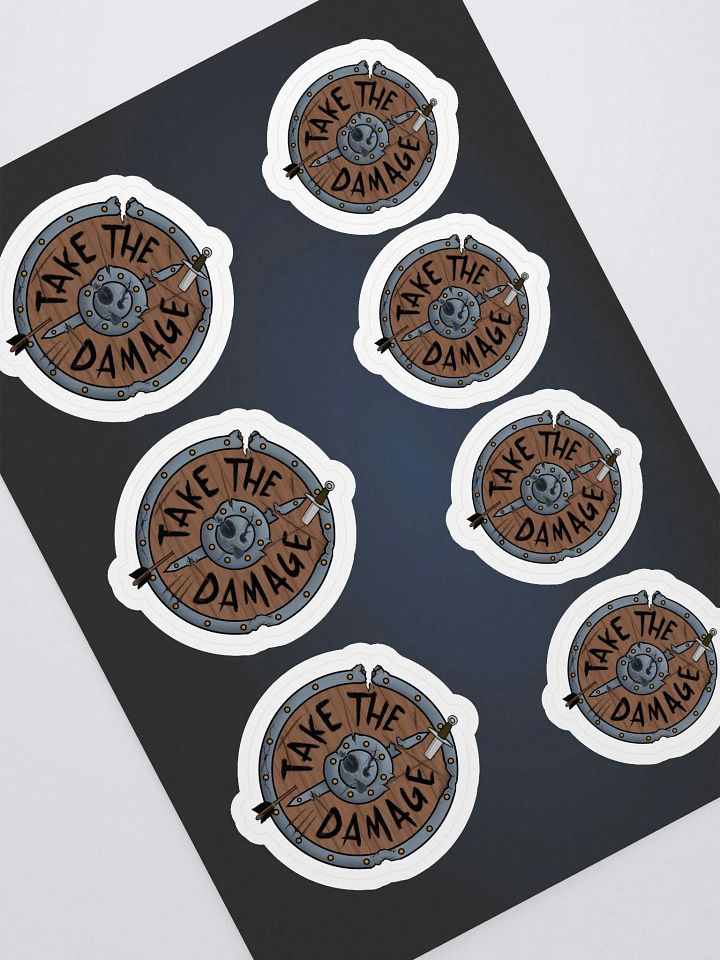 TTD Kiss Cut 6 Sticker Sheet product image (2)