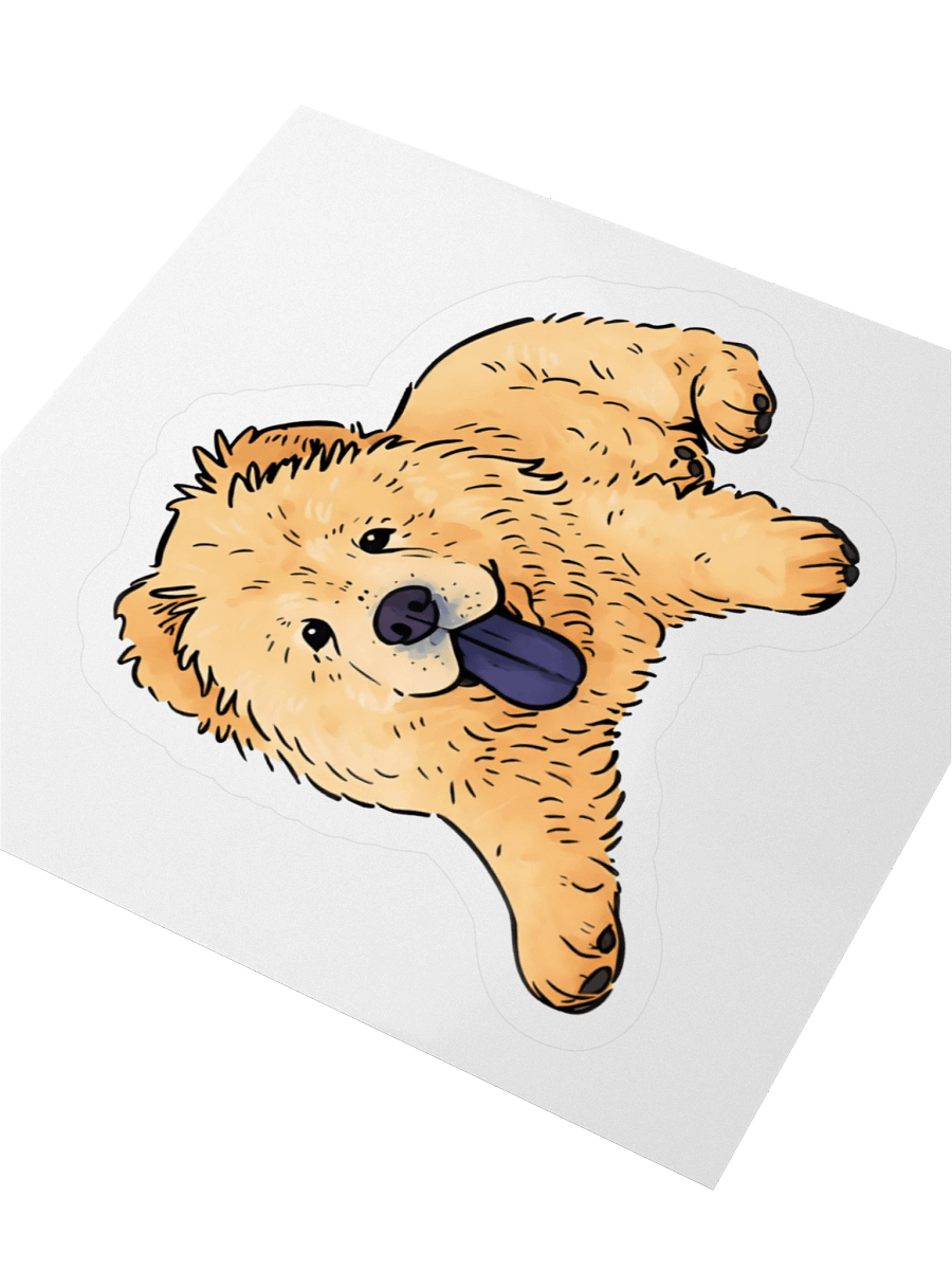 Fluffy Pie Tongue Out Sticker product image (8)