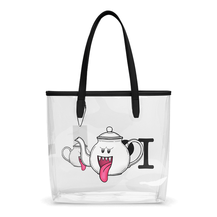 I Love Boo-Tea Clear Tote Bag product image (2)