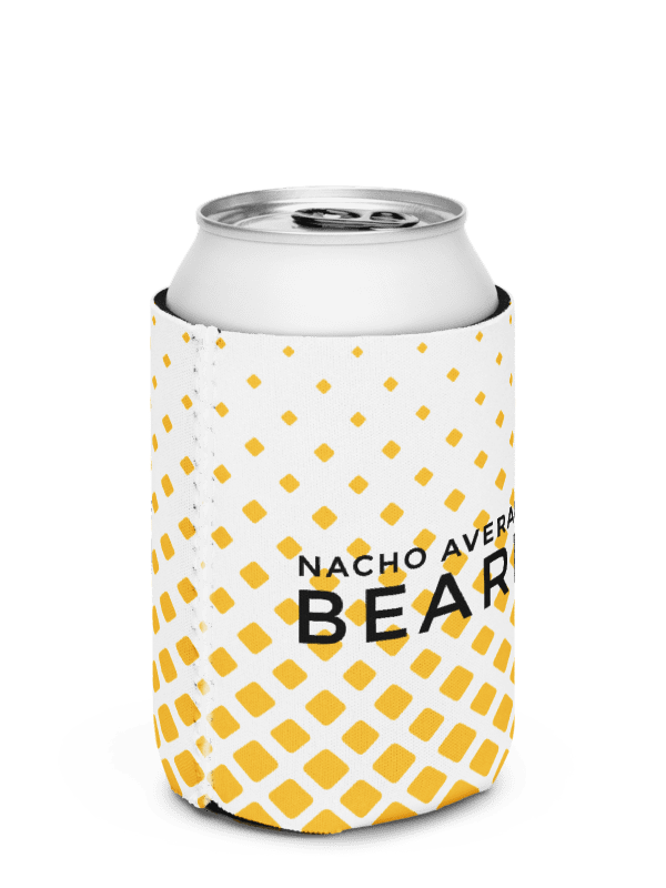 Coozie Can Cooler (Design: Nacho Average Beard) product image (2)