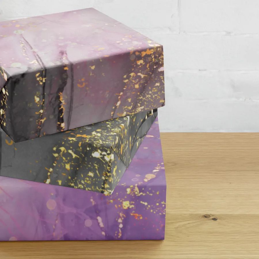 Mystic Marbled Wrapping Paper Set product image (10)