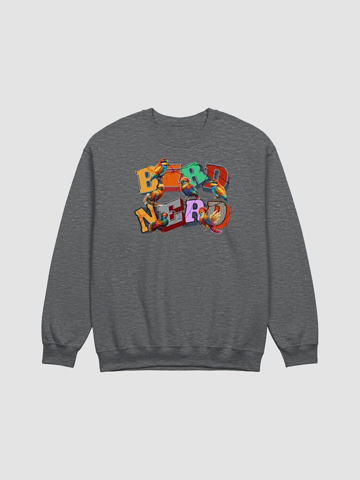 Bird Nerd Avian Typography Delight Sweatshirt product image (3)