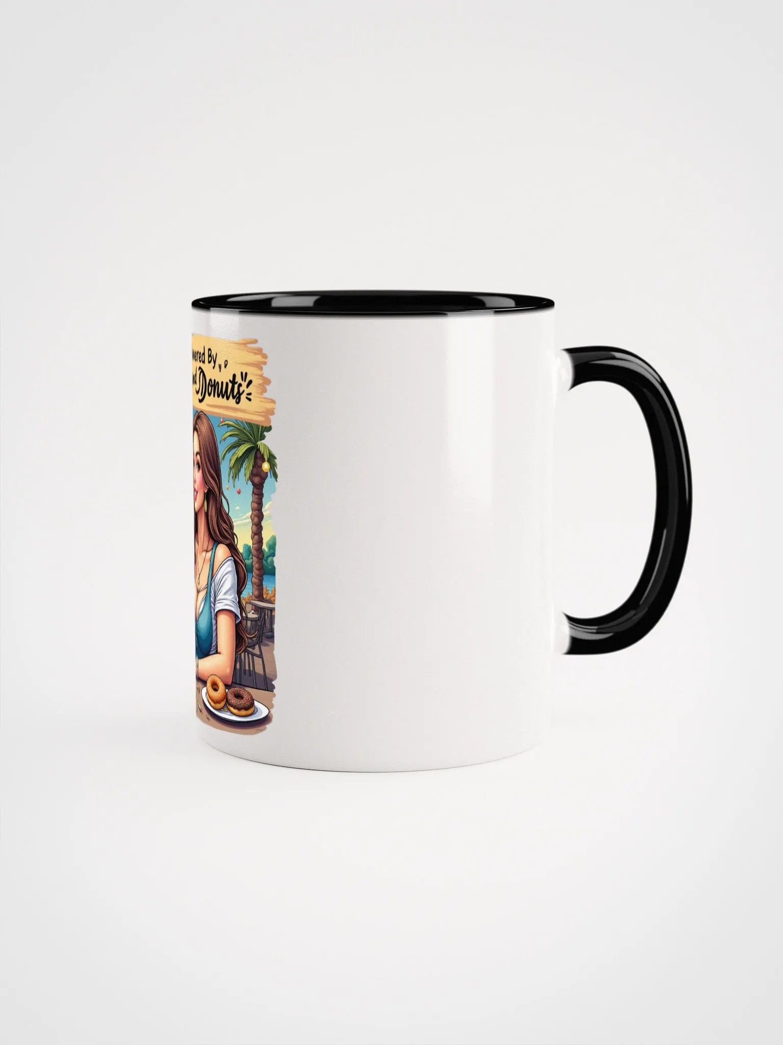 Powered by Coffee and Donuts Mug product image (6)