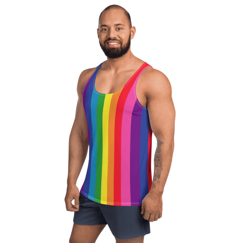 1978 Rainbow Pride Flag = 8-Color - All-Over Print Tank product image (7)