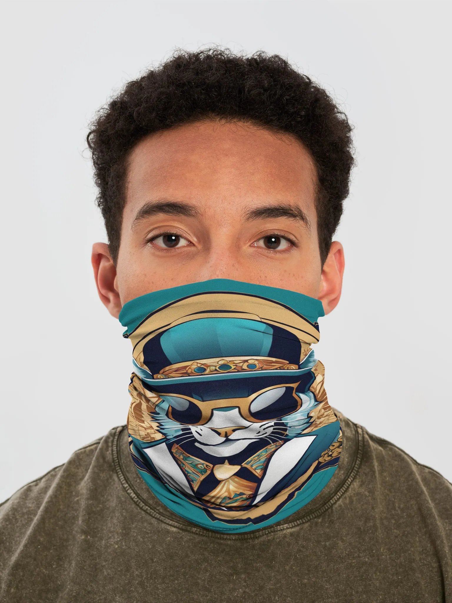 Real Kool Katz Bandana Neck Gaiter product image (1)