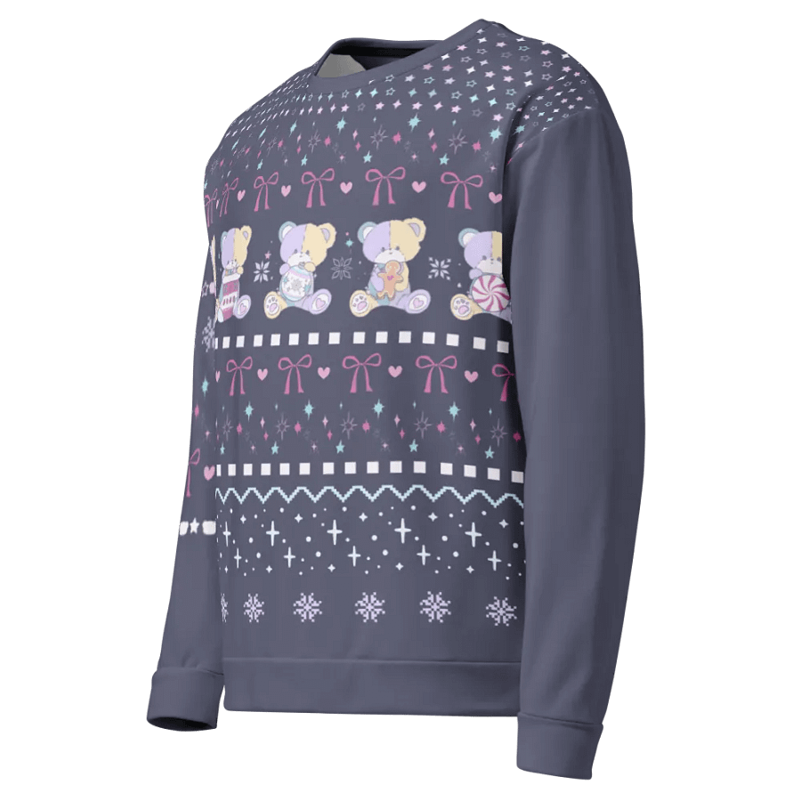 Sweetly Stitched Christmas Bear Cozy Sweatshirt product image (8)