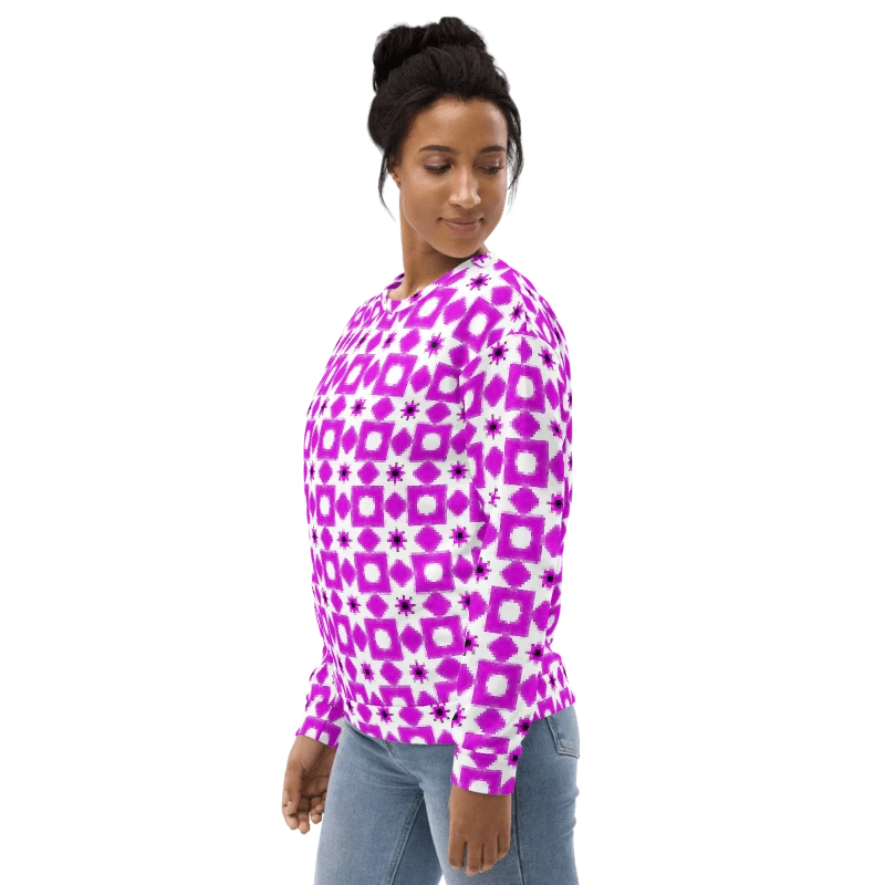 Abstract Fun Pattern Unisex All Over Print Sweatshirt product image (3)