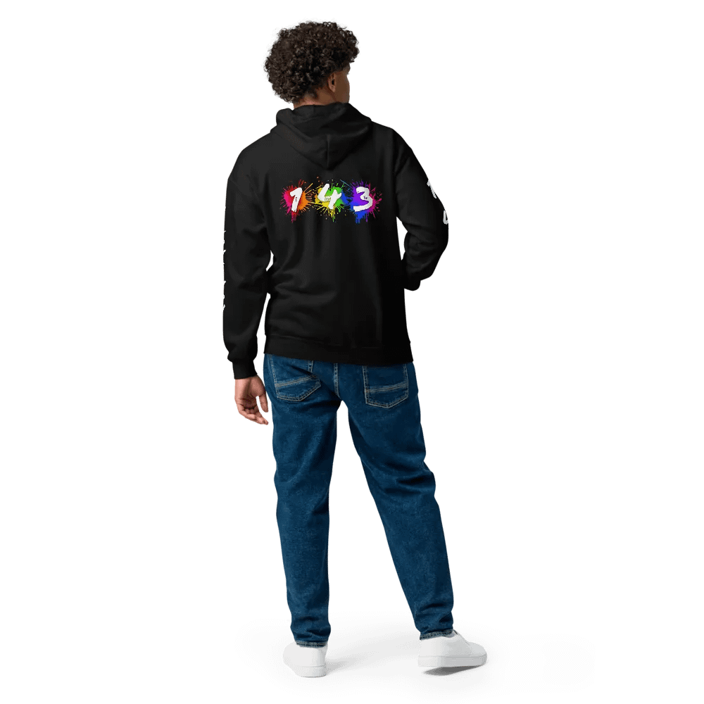 1 4 3 Zip Hoodie product image (5)