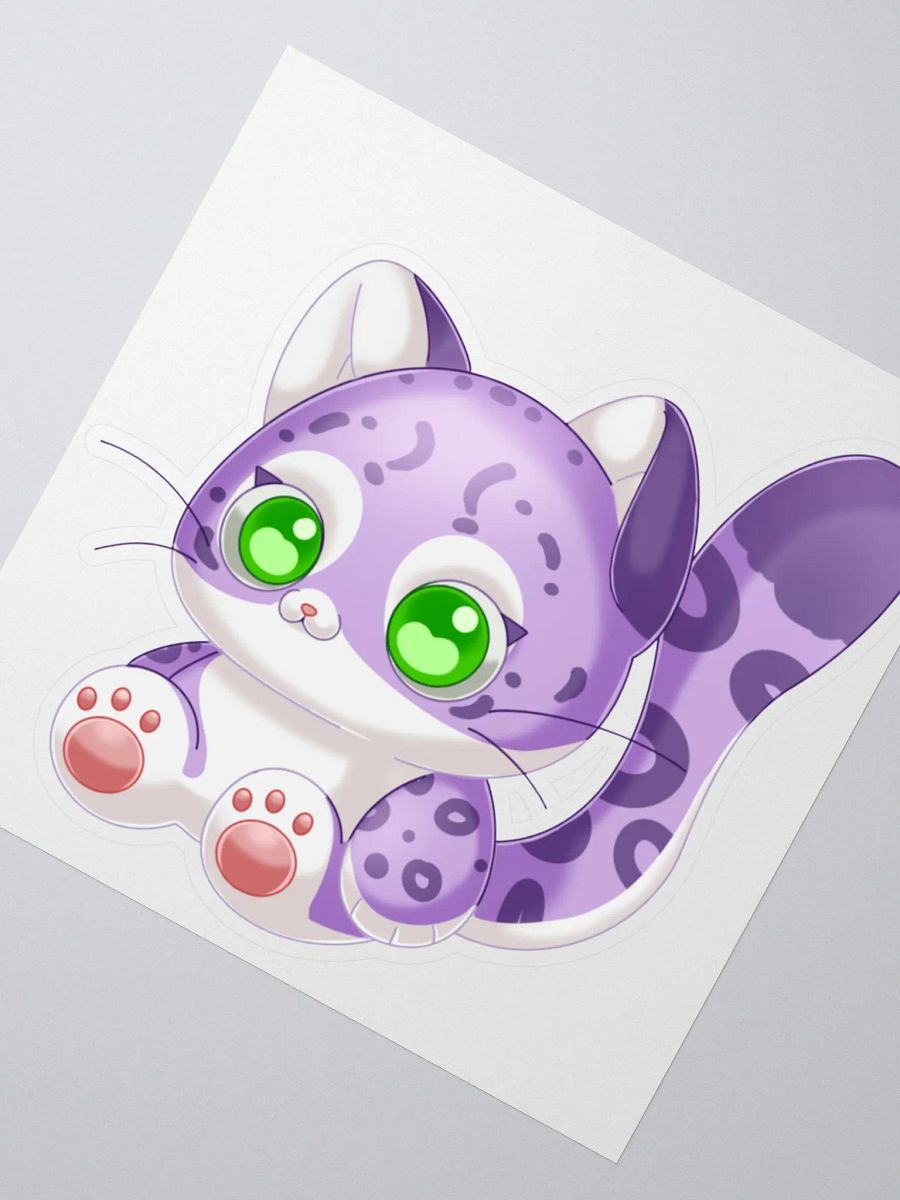 Katalae the SnowLeopard Plush Sticker product image (5)