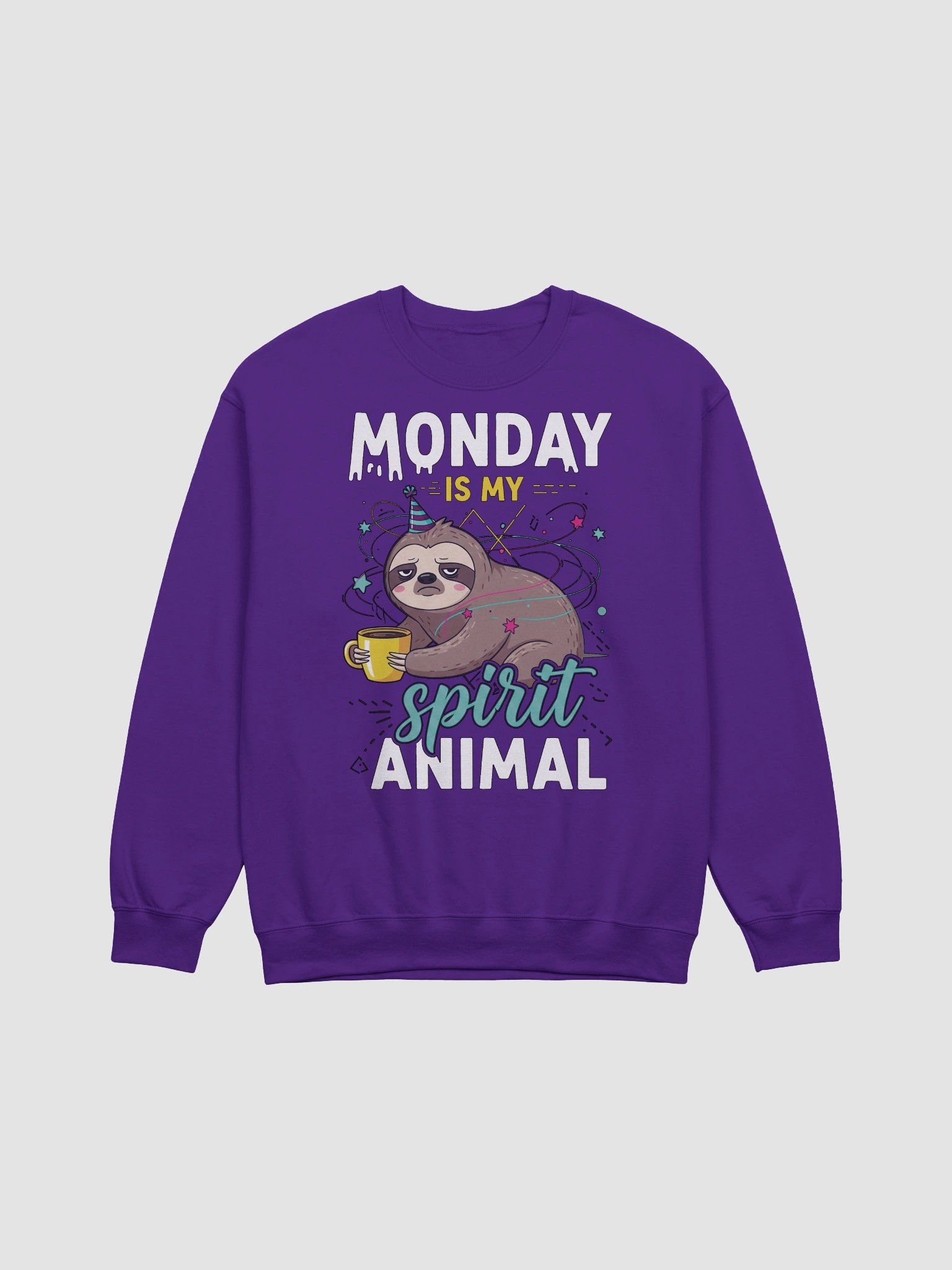 Monday is my spirit animal -dark edition- Fleece Studio * product image (5)