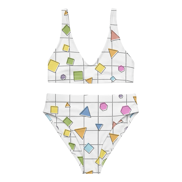 Geometric Fusion High-Waisted Bikini product image (1)
