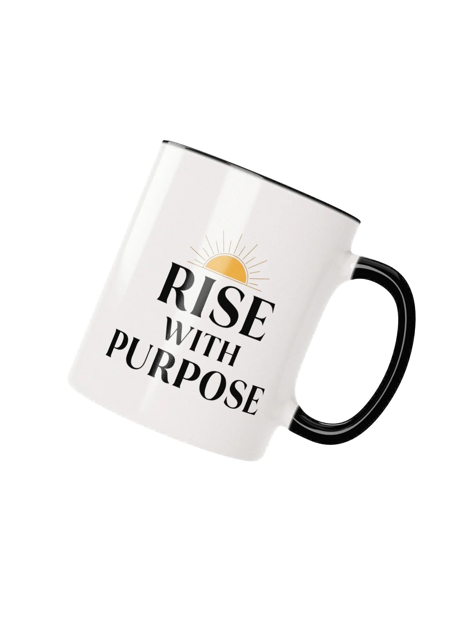 Rise with Purpose Mug – Inspirational Coffee Cup for Motivated Mornings product image (2)