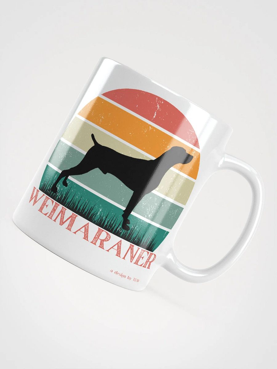 Vintage Weim - White Glossy Mug product image (3)