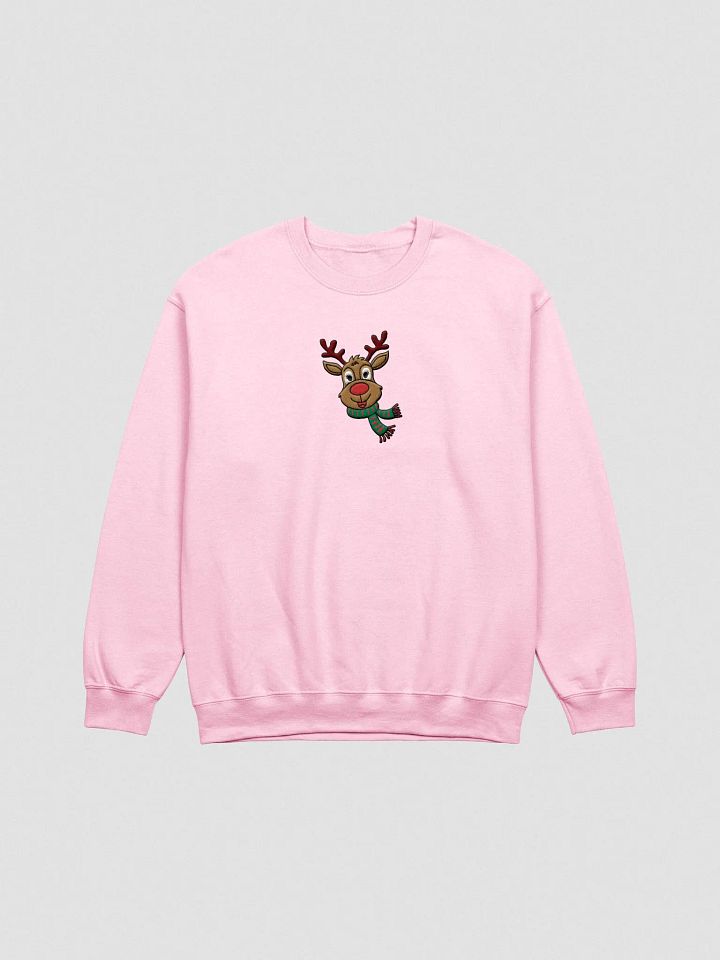 Christmas Reindeer Sweatshirt | Embroidered Edition product image (1)